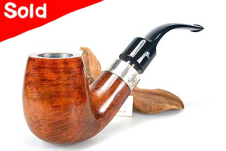 Peterson House Pipe Terracotta PPP Bent Smooth Estate 9mm Filter